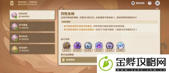 原神七神召唤无量疾战第一关过关阵容-七神召唤无量疾战第