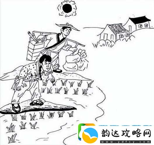 一百零八式图画全解情侣插秧:别样农耕浪漫情