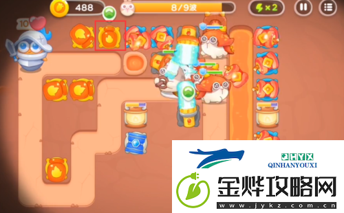 保卫萝卜饿龙传说第6关怎么过