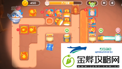 保卫萝卜饿龙传说第6关怎么过