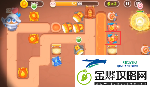 保卫萝卜饿龙传说第6关怎么过