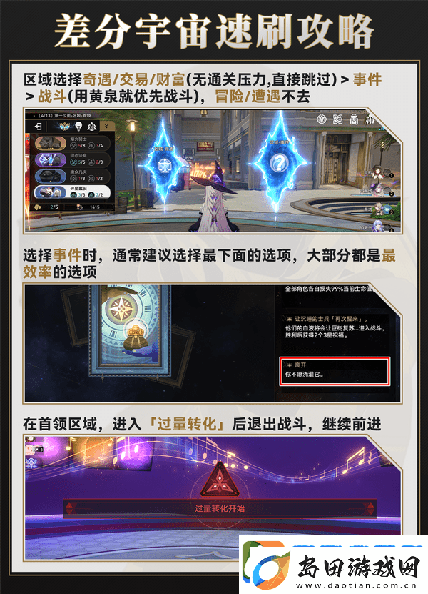 崩坏星穹铁道差分宇宙速刷攻略