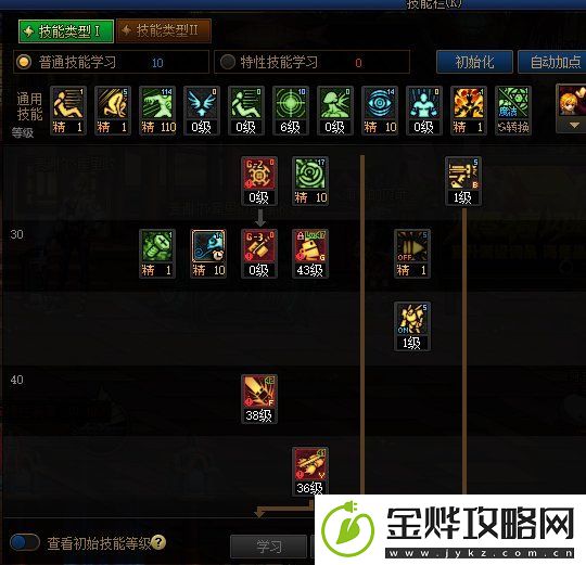 DNF苏醒之森版本男机械技能加点