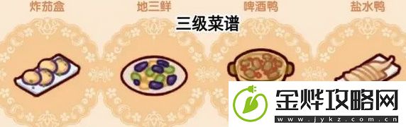 我的休闲时光隐藏菜谱是什么