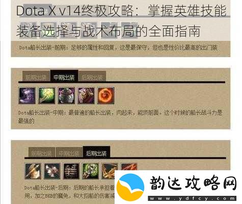 Dota-X-v14终极攻略:掌握英雄技能装备选择与战术布局的全面指南