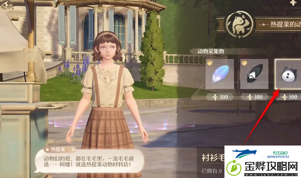 无限暖暖衬衫毛团购买方法位置