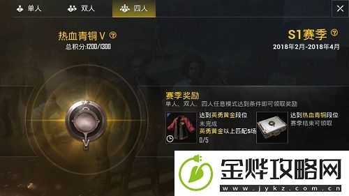 绝地求生刺激战场段位等级有哪些