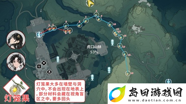 鸣潮花卉材料收集路线