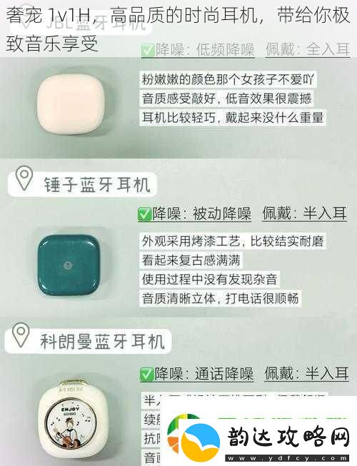 奢宠1v1H高品质的时尚耳机带给你极致音乐享受