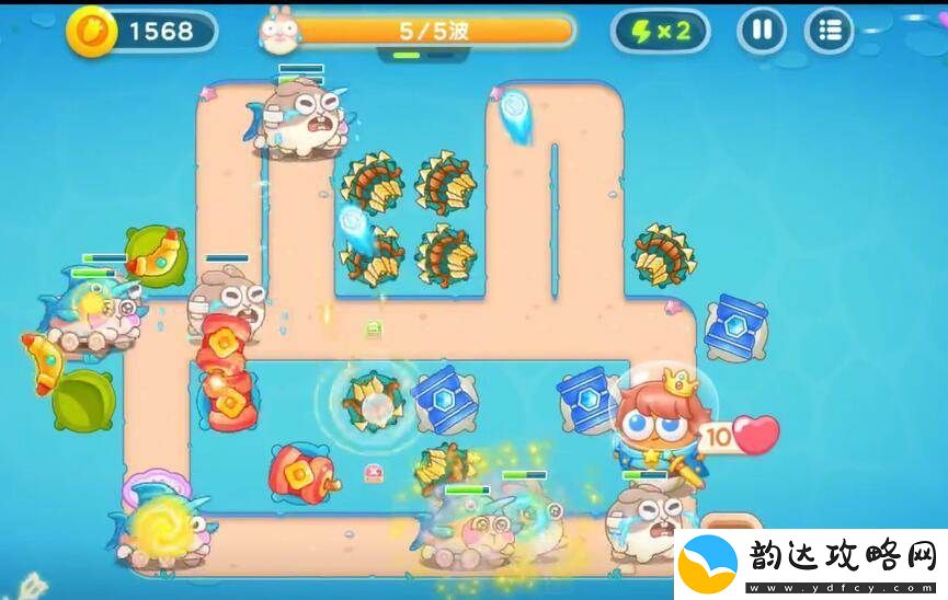 保卫萝卜4海域挑战第66关详细攻略分享