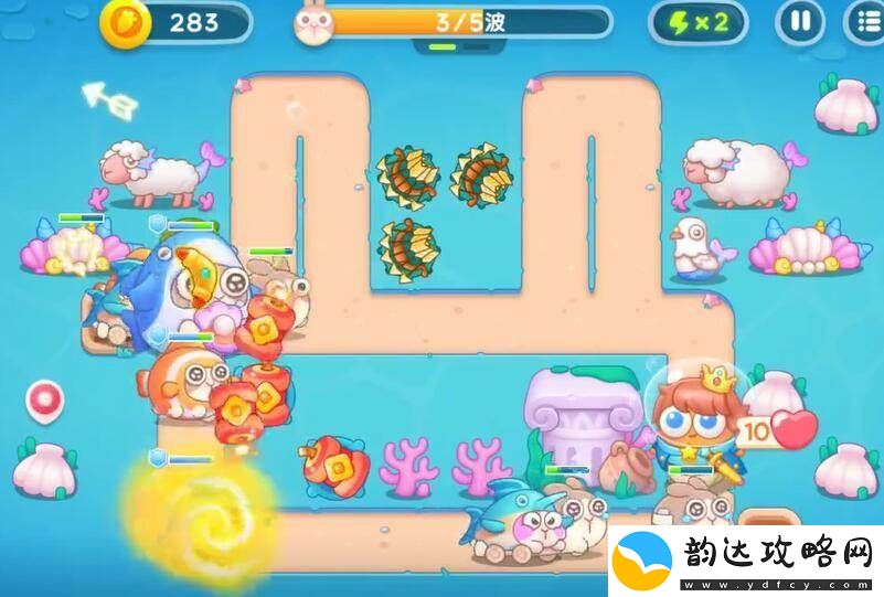 保卫萝卜4海域挑战第66关详细攻略分享