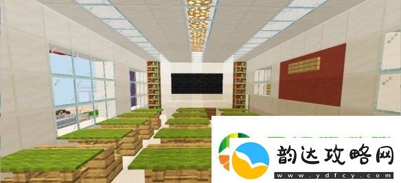 我的世界手游学校课桌怎么做
