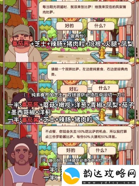 可口的比萨十周年餐车攻略大全