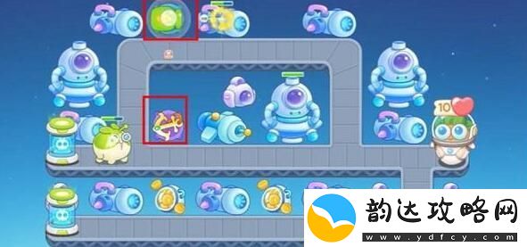 保卫萝卜4太空穿越第39关攻略