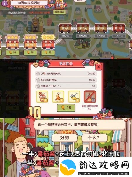 可口的比萨十周年餐车攻略大全