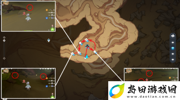 原神沙脂蛹采集路线