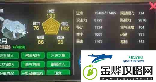 大侠立志传新手加点方案