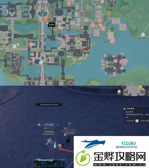 诛仙世界河阳城百景游观景点在哪
