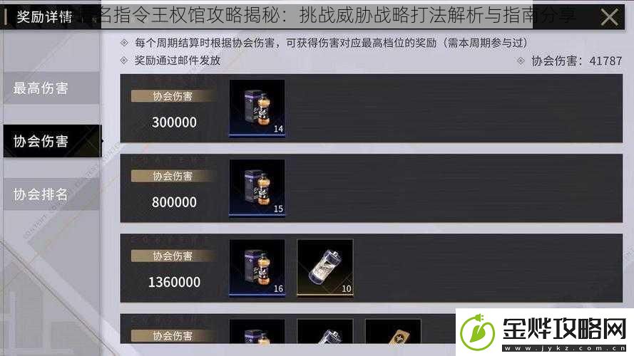 非匿名指令王权馆攻略揭秘:挑战威胁战略打法解析与指南分享