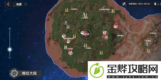 幻塔沼泽地图6个赤核位置一览