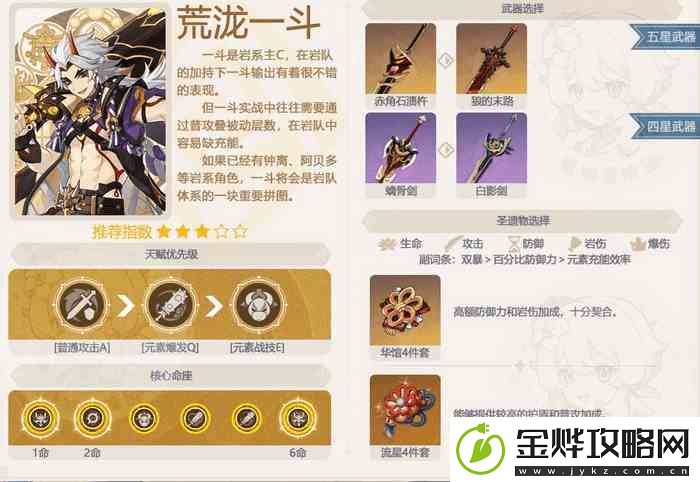 原神荒泷一斗值得抽吗-荒泷一斗强吗