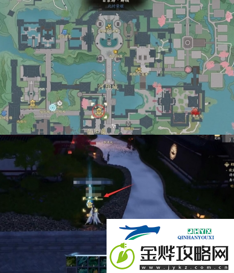 诛仙世界河阳城百景游观景点在哪