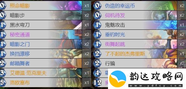 炉石传说决战荒芜之地狂野奇迹贼构筑一览