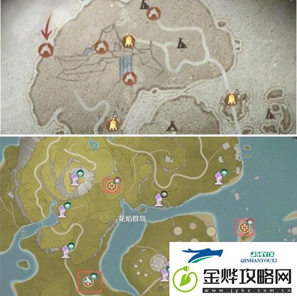 无限暖暖山后洞窟烟花位置介绍