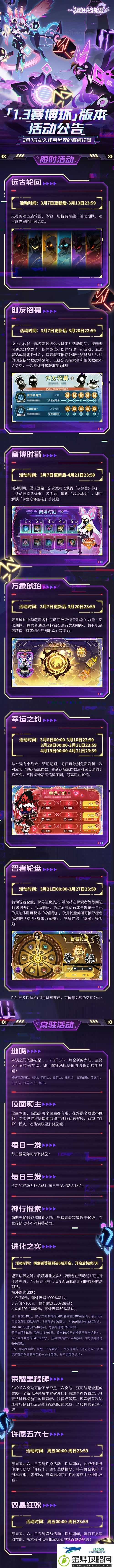 超进化物语21.3版本上线