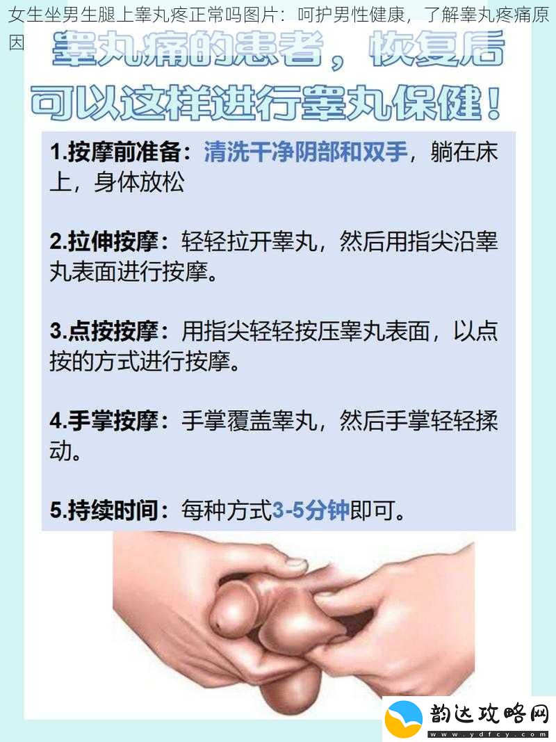 女生坐男生腿上睾丸疼正常吗图片:呵护男性健康了解睾丸疼痛原因
