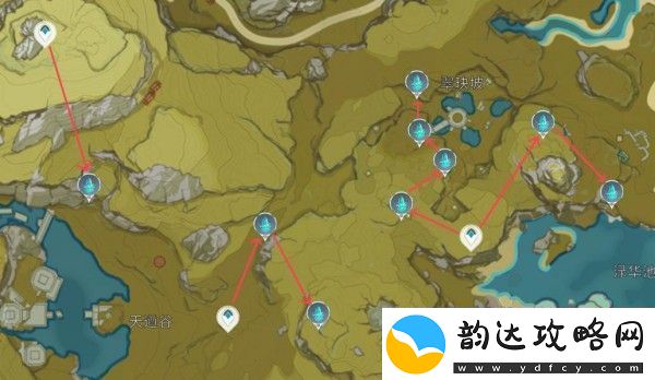 原神水晶块密集分布地点汇总