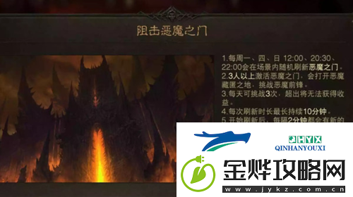 暗黑破坏神不朽恶魔之门在哪里