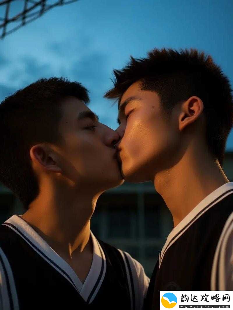 两个男生互相亲吻原声音没有音乐:独特场景记录