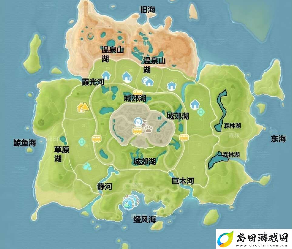 心动小镇钓鱼位置攻略-钓鱼点位置分布图详情