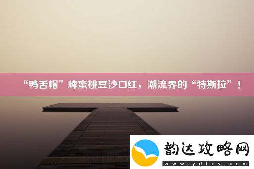 “鸭舌帽”牌蜜桃豆沙口红
